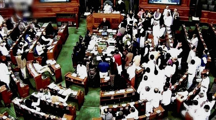 Lok Sabha, lok sabha ruckus, Kirit Somaiya, hawala charge, BJP, Congress