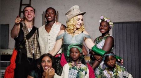 Madonna shares first family portrait with all children for the first time on her birthday