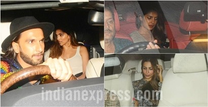 Photo: Deepika Padukone-Ranveer Singh, Priyanka Chopra, Karan Johar, Malaika Arora attend Ritesh Sidhwani’s b-day bash
