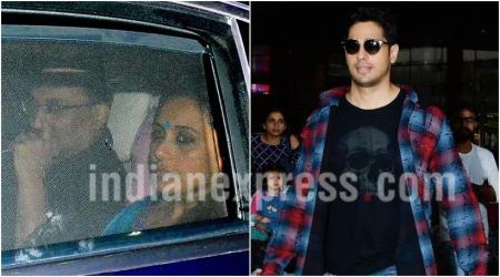 Rani Mukerji and Aditya Chopra’s dinner date, Sidharth Malhotra wraps London shoot of Aiyaary. See photos