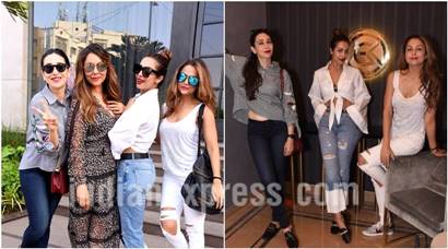 Malaika Arora with BFF Amrita Arora and Karisma Kapoor at Gauri Khan’s store