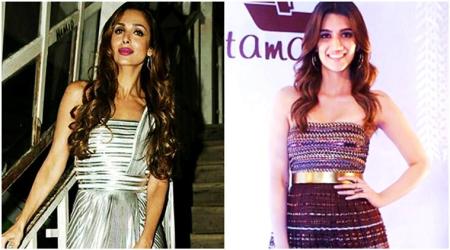 Malaika Arora and Kriti Sanon go METALLIC, and it’s perfect for a late-night party