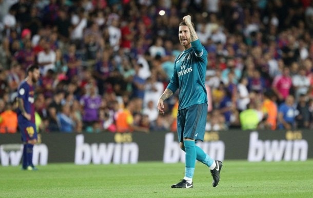 Barcelona vs Real Madrid, Spanish Super Cup 1st leg, Cristiano Ronaldo, El Clasico, Lionel Messi, sports gallery, football, Indian Express