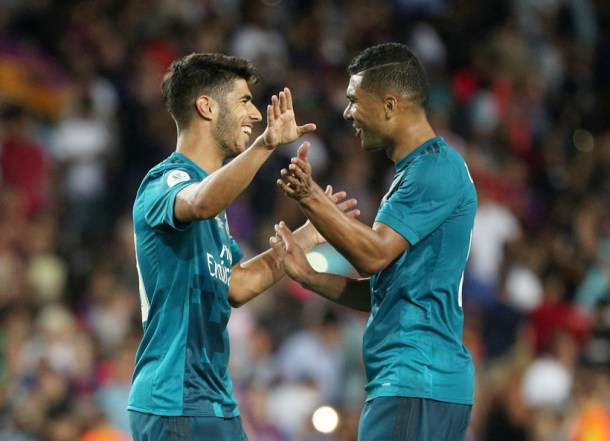 Barcelona vs Real Madrid, Spanish Super Cup 1st leg, Cristiano Ronaldo, El Clasico, Lionel Messi, sports gallery, football, Indian Express
