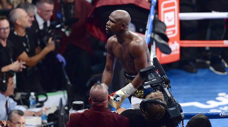 conor mcgregor, floyd mayweather, mcgregor vs mayweather, mcgregor mayweather video, mcgregor mayweather watch, mcgregor mayweather knockout, boxing news, mma news, sports news, indian express