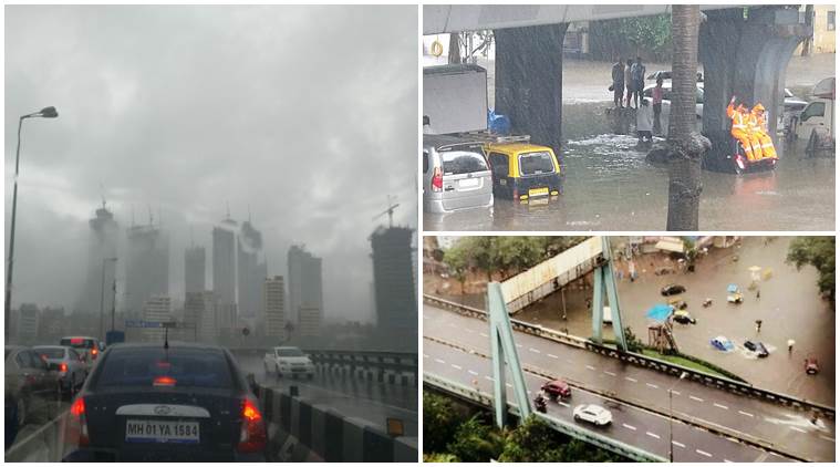 Mumbai rains, Mumbai rains photos, Mumbai rains videos, Mumbai rains celeb posts, Mumbai water logging