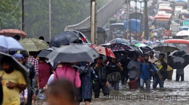 Mumbai rains, Mumbai rainfall, mumbai monsoon, mumbai news, indian express news