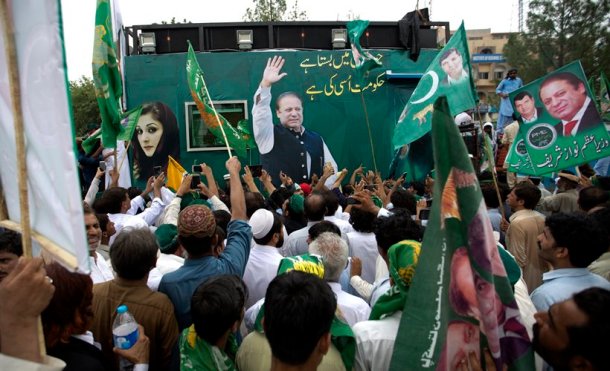Nawaz Sharif, former Pakistan Prime Minister, Nawaz Sharif rally, Pakistan elections, pakistan news