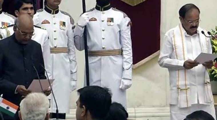 Venkaiah Naidu, Vice-President Venkaiah Naidu, Narendra Modi, Venkaiah Naidu swearing in