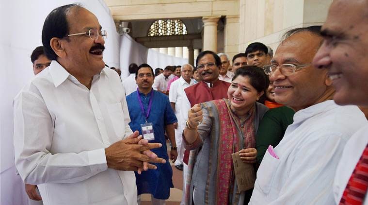 Venkaiah Naidu, Vice Presidential elections, Vice presidential election results, Venkaiah Naidu, Gopalkrishna Gandhi, Vice Presidential election, Vice Presidential election live updates, Congress, BJP 
