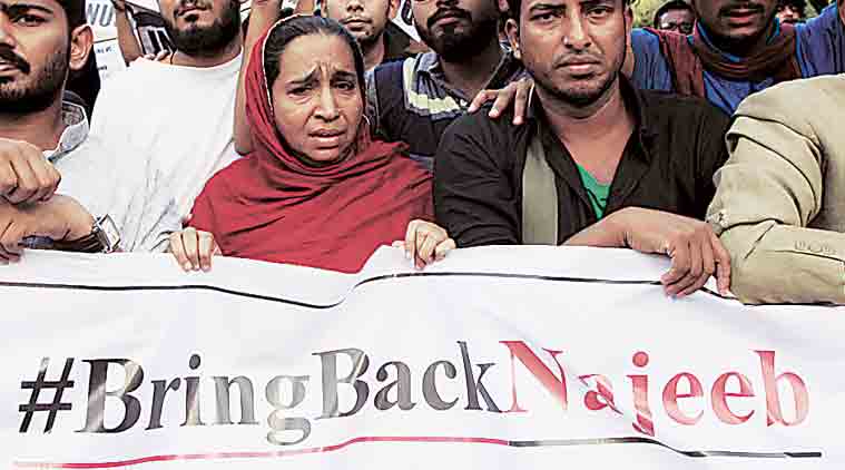 Najeeb Ahmad, Fatima Nafees, Najeeb Ahmad's Mother Fatima Nafees, JNUSU, CBI, Delhi High Court, Indian News, Indian Express, Indian Express News