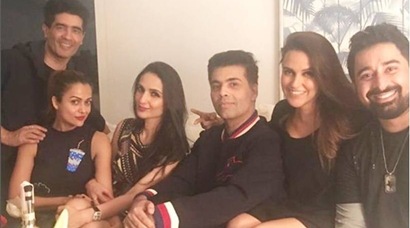 Karan Johar throws a birthday bash for Neha Dhupia; Malaika Arora Khan, Soha Ali Khan and others attend the party
