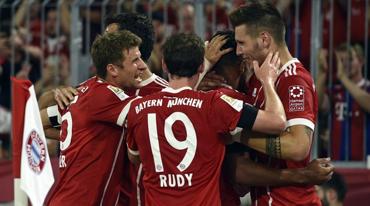 Niklas Suele, Corentin Tolisso, Robert Lewandowski, Bayern Munich