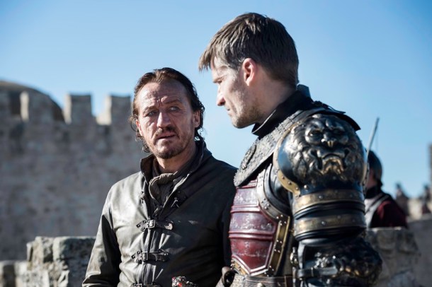 game of thrones, game of thrones season 7, game of thrones episode 7, jaime lannister, bronn