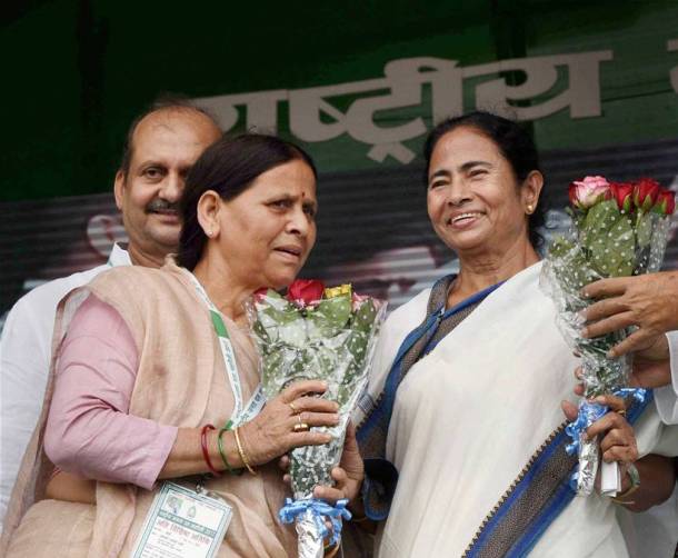 RJD Rally Patna photos, RJD rally, RJD Patna rally, rjd rally, patna rally, anti bjp rally, lalu yadav, lalu prasad yadav, mamata banerjee, jdu, congress, bjp, sp, akhilesh yadav, ghulam nabi azad, india news, indian express news