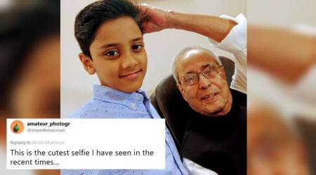 Pranab Mukherjee learns to take selfie from a kid; photo winning hearts online