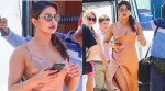 Priyanka Chopra in this nude silk gown is an absolute stunner