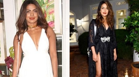 Priyanka Chopra stuns in this sheer black dress but fails to deliver in the white summery number