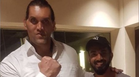 Help me with this man’s diet: KL Rahul after meeting The Great Khali