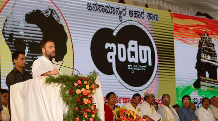 rahul gandhi, rahul gandhi amma, rahul gandhi indira canteen, amma canteen, rahul gandhi speech, rahul gandhi news