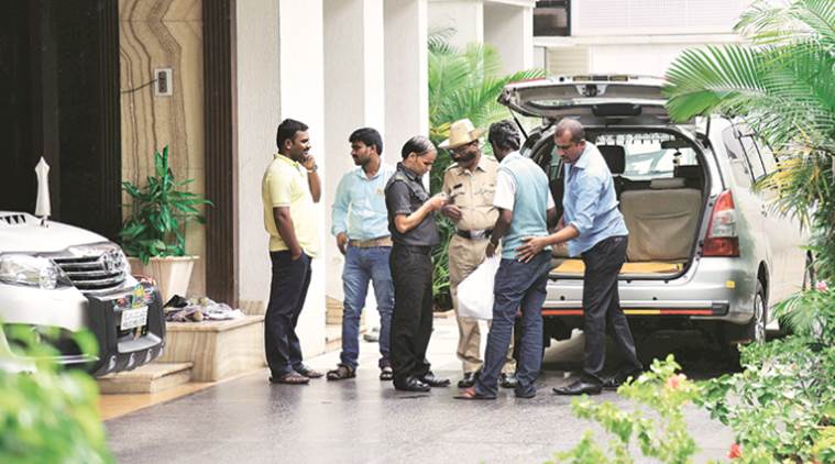 karnataka it raids, income tax raid, shivakumar income tax raids, crpf used in it raids, income tax raids and crpf, indian express news
