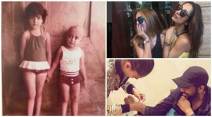 rakhi celebration photos, rakhi photos, Abhishek Bachchan, Abhishek Bachchan rakhi, Malaika Amrita Arora khan rakhi