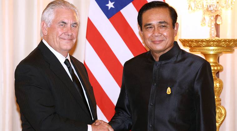 Rex Tillerson, Trump administration, Donald trump, US Thailand, North Korea, latest news, latest world news