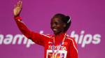 Bahrain’s former Kenyan Rose Chelimo wins women’s marathon