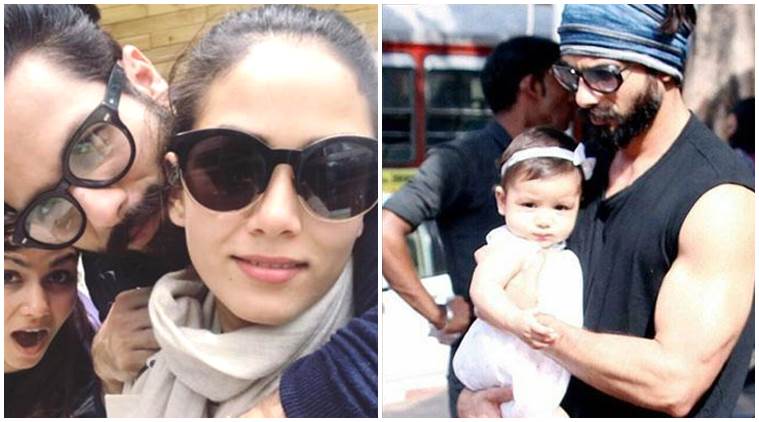 Image result for Shahid Kapoor shared Photos of his daughter Misha from his vacation