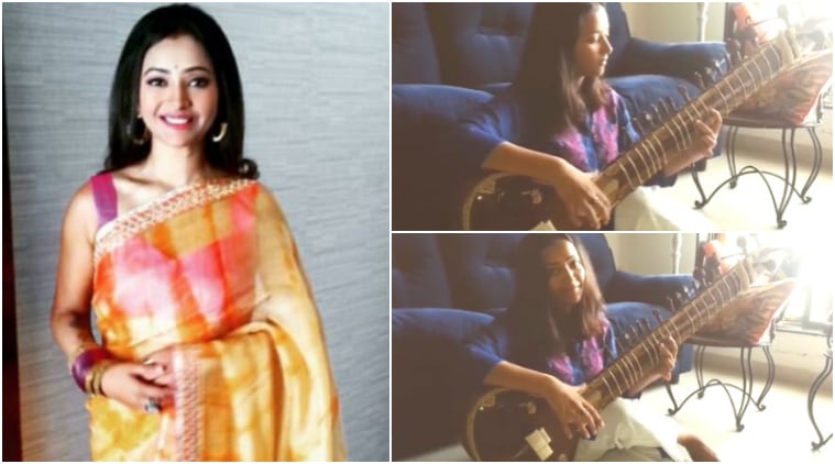 shweta basu prasad, shweta basu prasad sitar, shweta basu prasad independence day, shweta basu prasad national anthem sitar, shweta basu prasad actress, shweta basu prasad news
