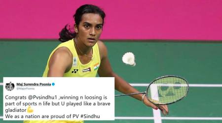 ‘India is proud of you’: Twitterati shower love on PV Sindhu for winning silver at World Badminton Championships Final