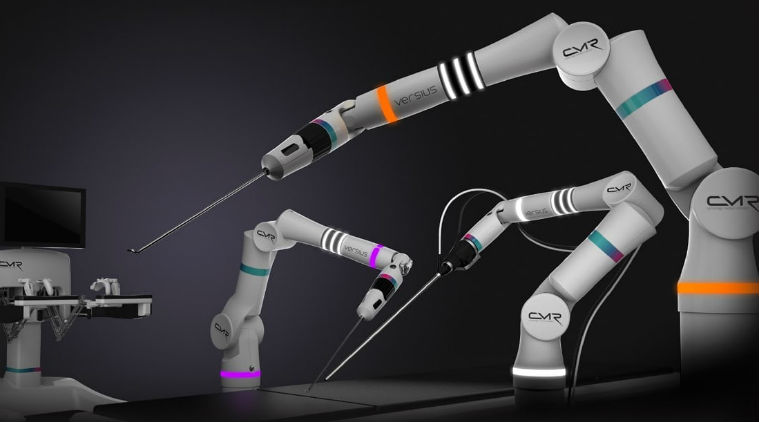 Versius, robot, smaller surgical robot, Cambridge Medical Robotics, robotics