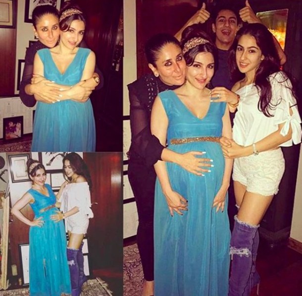 Saif Ali Khan birthday party photos, soha ali khan, kareena kapoor, sara ali khan, ibrahim Ali Khan
