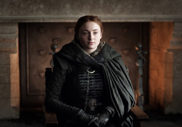 game of thrones, game of thrones season 7, game of thrones episode 7, sansa stark, sophie turner