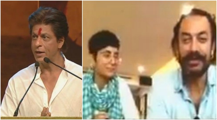 Shah Rukh Khan, aamir khan, aamir khan satyamev jayate, Satyamev Jayate Water Cup, Chief Minister Devendra Fadnavis, Nita Ambani, Siddharth Roy Kapur, Ashutosh Gowariker, Rakeysh Omprakash Mehra, Ram Madhvani