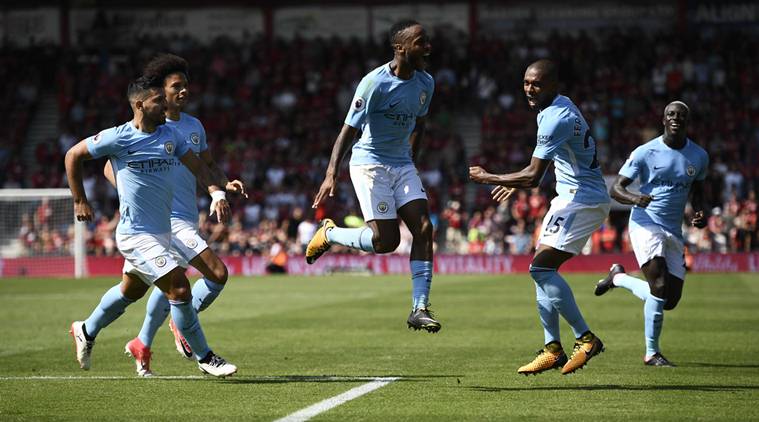 Raheem Sterling, Manchester City, Premier League, Bournemouth, sports news, football, Indian Express