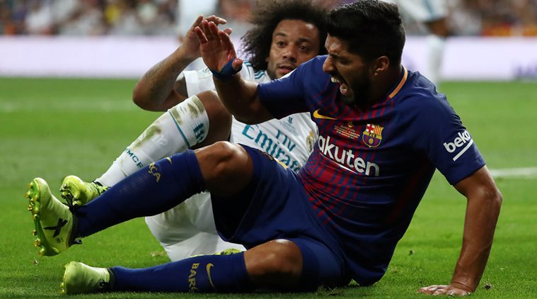 gerard pique, luis suarez, barcelona, real madrid, barca vs madrid, el clasico, barcelona injuries, Ernesto Valverde, football, sports news, indian express