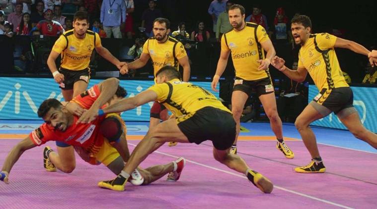 pro kabaddi 2017, pro kabaddi 2017, telugu titans vs u mumba, up yoddha vs haryana steelers, pkl, kabaddi, sports news, indian express