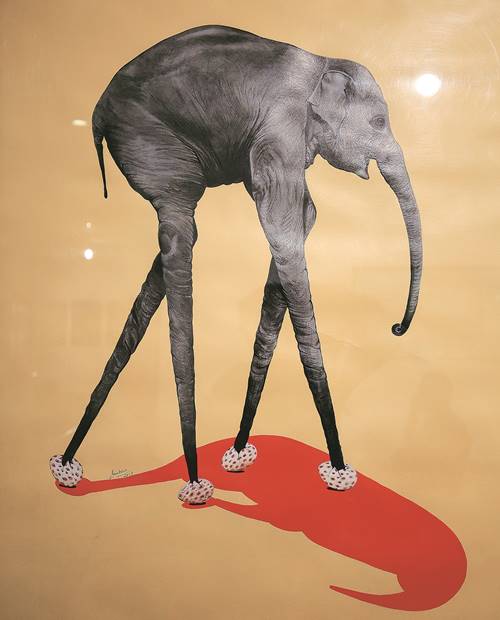 tihar jail kala utsav, tihar inmate artwork display, lalit kala academy delhi, paintings by prisoners, indian express