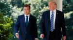 North Korea poses grave and growing threat: Donald Trump, Moon Jae-In
