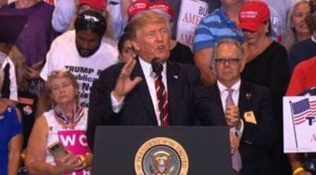 Trump blames media for condemnation of comments on Virginia