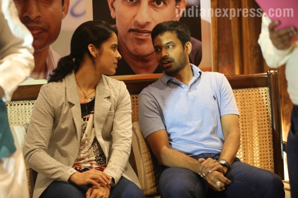 pv sindhu, saina nehwal, kidambi srikanth, p gopichand, world badminton championships, vijay goel, badminton, indian express