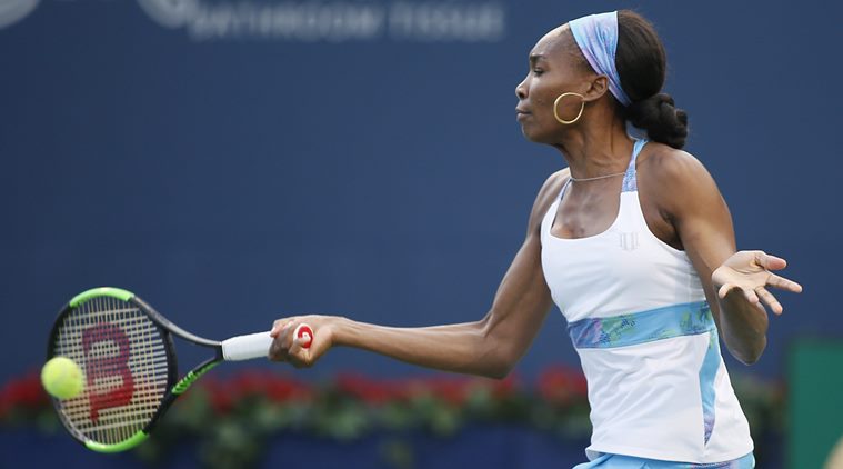 cincinnati wta, cincinnati open, garbine muguruza, simona halep, venus williams, tennis news, sports news, indian express