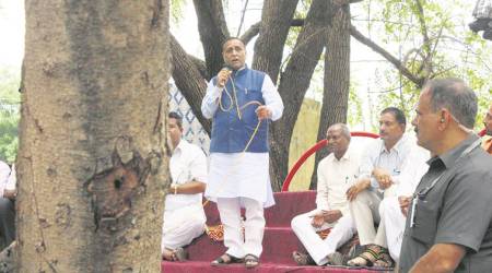 Gujarat flood relief Vijay Rupani govt cancels first anniversary plans