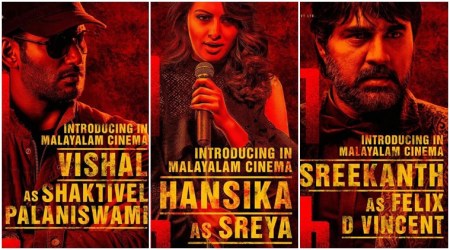 Vishal, Hansika Motwani and Sreekanth will make their Mollywood debut with Mohanlal’s Villain, see their looks