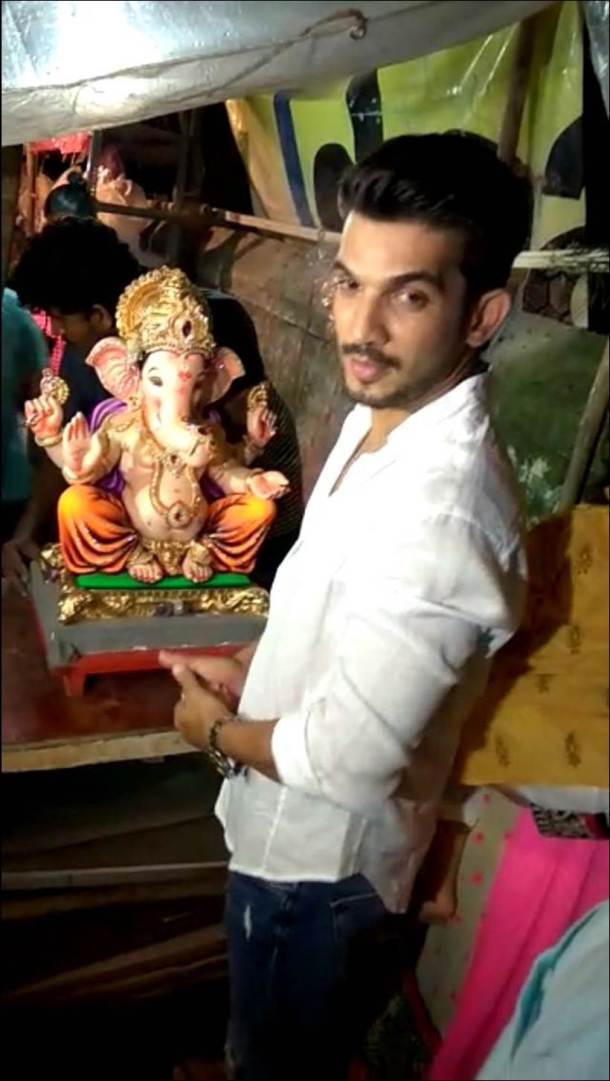 arjun bijlani, arun bijlani ganesh chaturthi, ganesh chaturthi images, arjun bijlani son, arjun bijlani images