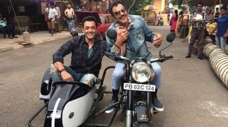Yamla Pagla Deewana Phir Se shoot begins, Bobby Deol and Dharmendra become Jay and Viru. See pic
