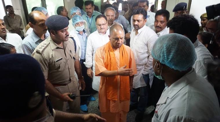  Gorakhpur, Yogi Adityanath, Gorakhpur hospital deaths, Gorakhpur tragedy, uttar pradesh, BRD medical college, kafeel khan, Japanese encephalitis, encephalitis, india news, indian express