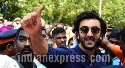 Ranbir, Rishi, Randhir and Rajeev Kapoor bid farewell to Lord Ganesha