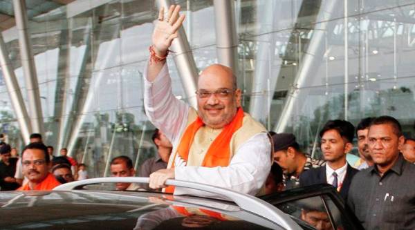 amit shah, amit shah jharkhand visit, bjp president amit shah, ranchi, jharkhand, indian express news